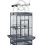 YES4PETS 174 cm Large Bird Budgie Cage Parrot Aviary With Metal Tray and Wheel Skirt