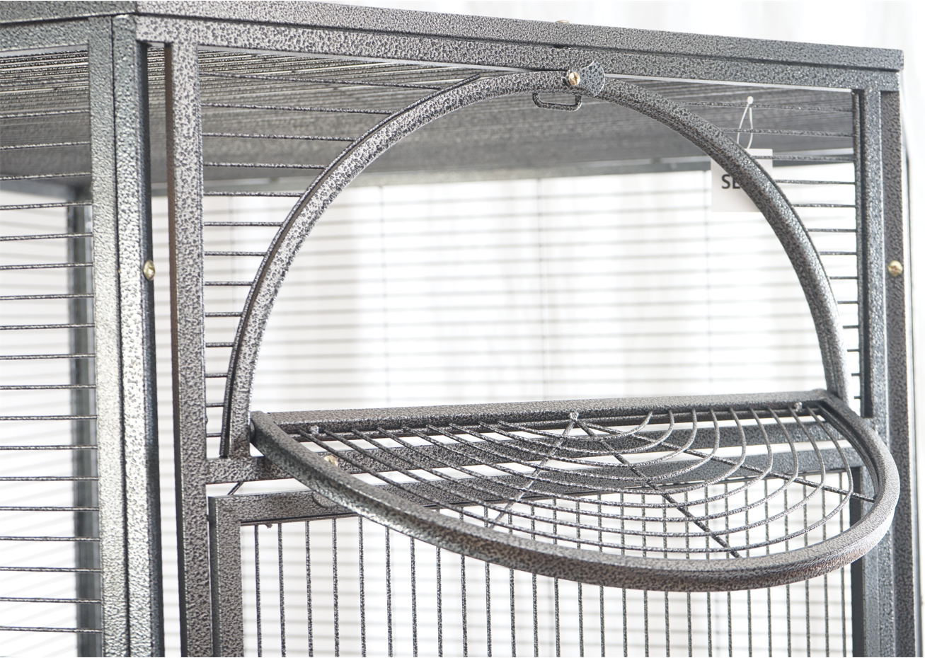 YES4PETS 185cm XXL Corner Bird Cage Pet Parrot Aviary  Perch Castor Wheel With Cover