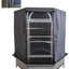 YES4PETS 185cm XXL Corner Bird Cage Pet Parrot Aviary  Perch Castor Wheel With Cover