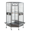 YES4PETS 161 cm XL Corner Bird Cage Pet Parrot Aviary Perch Castor Wheel Stand With Cover