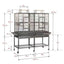 YES4PETS XL 184 cm Bird Cage Pet Parrot Aviary  Perch Castor Wheel Removable Divider