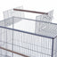 YES4PETS 98cm Bird Cage Parrot Aviary Pet Stand-alone Budgie Perch Castor Wheels