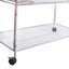 YES4PETS 208cm Stackable White Breeding Bird Budgies Aviary Cage Shelf Wheels