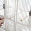 YES4PETS White Stackable Breeding Bird Budgies Aviary Cage
