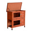 YES4PETS Large Double Storey Rabbit Hutch Guinea Pig Ferret Cage Brown 915 X 450 X 908MM