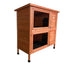 YES4PETS Large Double Wooden Pet Rabbit Hutch Guinea Pig Ferret Cage