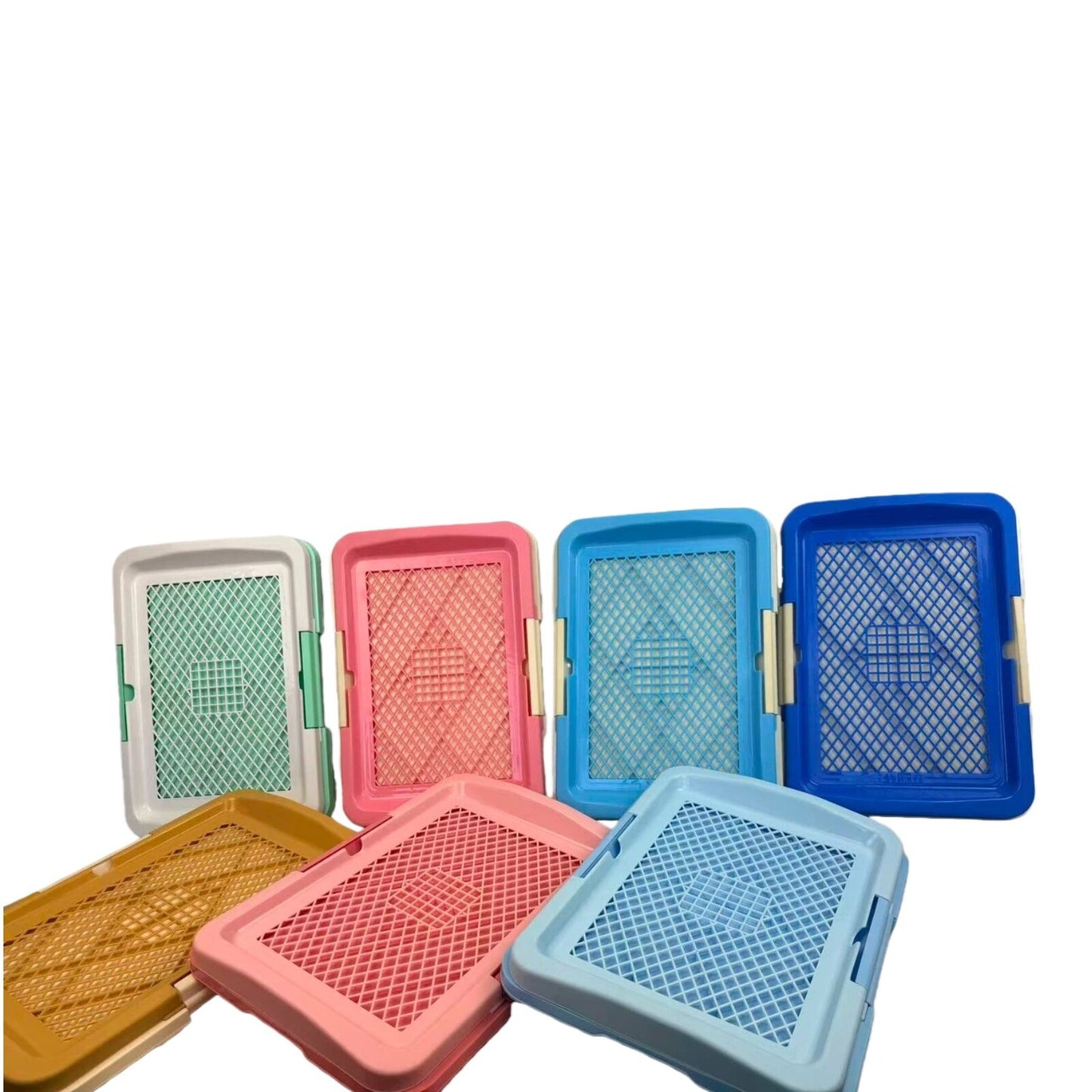 Small Portable Dog Potty Training Tray Pet Puppy Toilet Trays Loo Pad Mat 50x37 cm