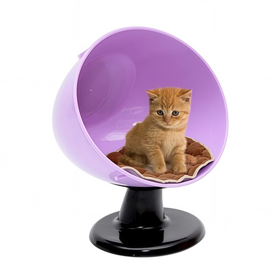 YES4PETS Medium Pet Cat Cave House Nest Puppy Cave Pet Chair Bed Purple