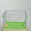 YES4PETS Medium Green Pet Rabbit Cage Guinea Pig Crate Kennel With Potty Tray And Wheel 76x53x62cm