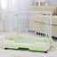 YES4PETS Medium Green Pet Rabbit Cage Guinea Pig Crate Kennel With Potty Tray And Wheel 76x53x62cm