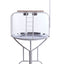 YES4PETS White Bird Cage Parrot Playpen Gym Toy Stand With Ladder On Wheels