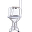 YES4PETS White Bird Cage Parrot Playpen Gym Toy Stand With Ladder On Wheels