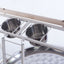YES4PETS White Bird Cage Parrot Playpen Gym Toy Stand With Ladder On Wheels