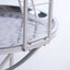 YES4PETS White Bird Cage Parrot Playpen Gym Toy Stand With Ladder On Wheels