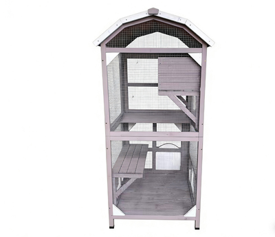 YES4PETS Pet Cat Bird Ferret Shelter Condo with Escape Door Wooden Kitten Cage House