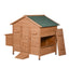 YES4PETS Timber XXL Chicken Coop Rabbit Hutch Cage Hen Chook House