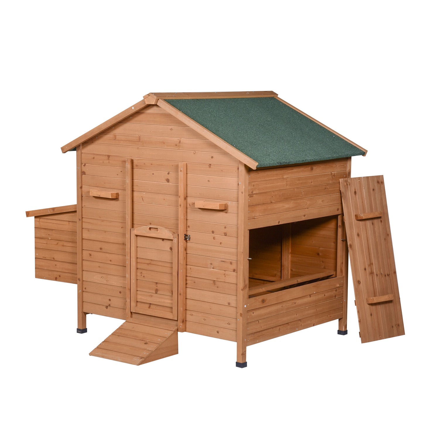 YES4PETS Timber XXL Chicken Coop Rabbit Hutch Cage Hen Chook House