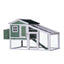 YES4PETS Green Large Chicken Coop Rabbit Hutch Ferret Guinea Pig Cage Hen Chook Cat Kitten House
