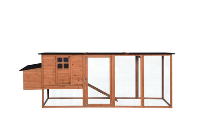 YES4PETS XXL 280cm Chicken Coop Guinea Pig Rabbit Hutch Ferret Cat Guinea Pig House