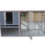 YES4PETS 290 cm XXL Grey Chicken Coop Guinea Pig Rabbit Hutch Ferret Guinea Pig House