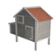 YES4PETS Grey Chicken Coop Rabbit Hutch Cat Cage Hen Chook House