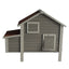 YES4PETS Grey Chicken Coop Rabbit Hutch Cat Cage Hen Chook House