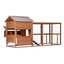 YES4PETS XXXL Chicken Coop Rabbit Hutch Ferret Cage Hen Chook Cat Kitten House With Run