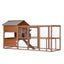YES4PETS XXXL Chicken Coop Rabbit Hutch Ferret Cage Hen Chook Cat Kitten House With Run