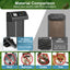 YES4PETS Automatic Aluminum Chicken Coop Door Timer Durable Anti Pinch LED Screen