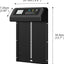 YES4PETS Automatic Aluminum Chicken Coop Door Timer Solar Panel Remote Control Anti Pinch