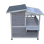 YES4PETS 2 Story Outdoor Cat Shelter Condo with Escape Door Rainproof Kitty House