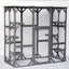 YES4PETS XXL Pet Cat Bird Ferret Shelter Condo with Escape Door Wooden Kitten Cage House