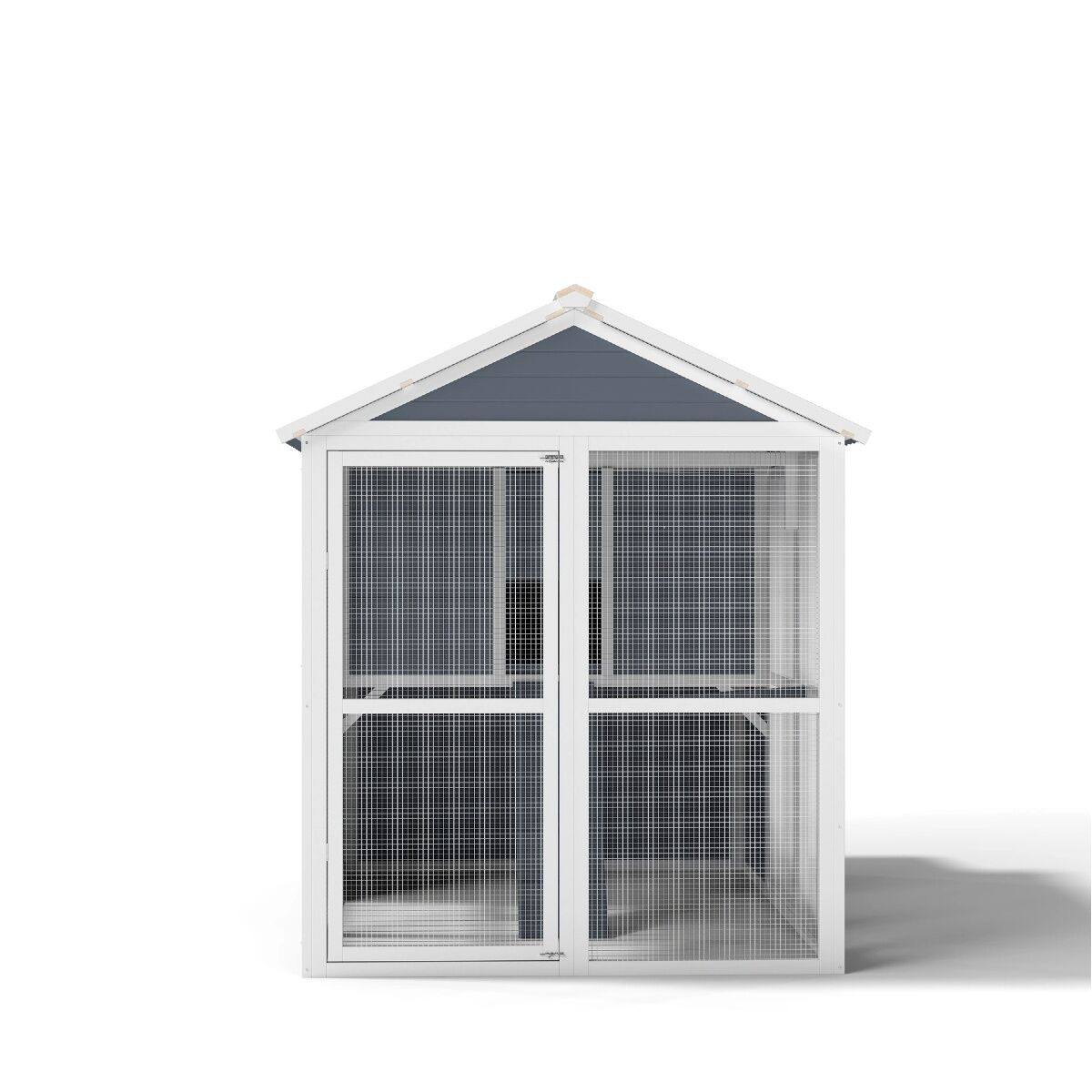 YES4PETS XXL Chicken Coop Rabbit Guinea Pig Hutch Ferret Hen Cat House 2380*1420*1650