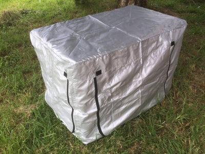 YES4PETS 42' Collapsible Metal Dog Crate Cat Cage With Cover