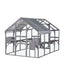 YES4PETS XXXXL Pet Cat Bird Ferret Shelter Condo with Escape Door Wooden Kitten Cage House