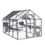 YES4PETS XXXXL Pet Cat Bird Ferret Shelter Condo with Escape Door Wooden Kitten Cage House