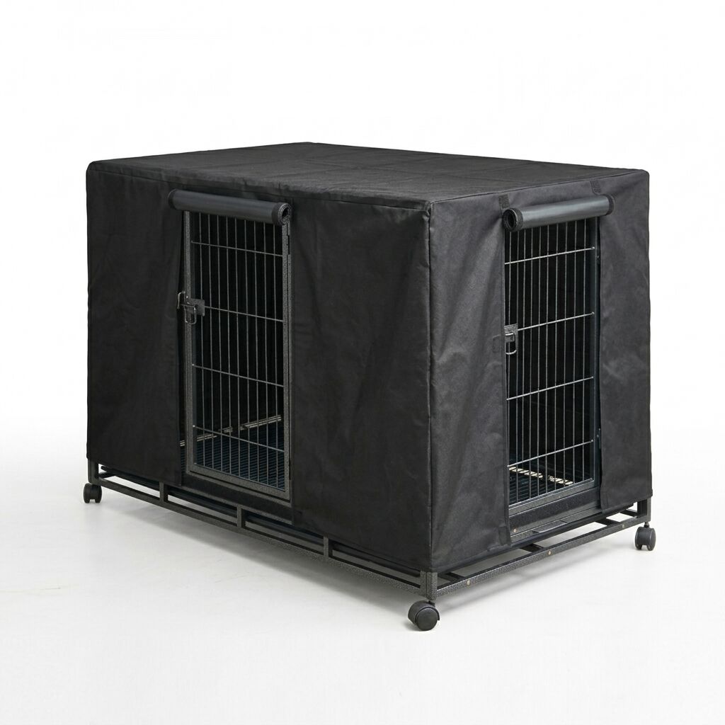 YES4PETS XL Pet Dog Cat Cage Metal Crate Kennel Portable Puppy Cat Rabbit House With Cover