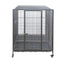 YES4PETS XXL Pet Dog Cat Cage Metal Crate Kennel Portable Puppy Cat Rabbit House With Cover