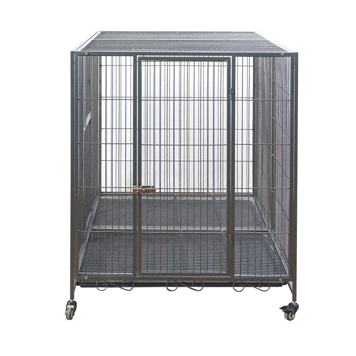 YES4PETS XXL Pet Dog Cat Cage Metal Crate Kennel Portable Puppy Cat Rabbit House With Cover