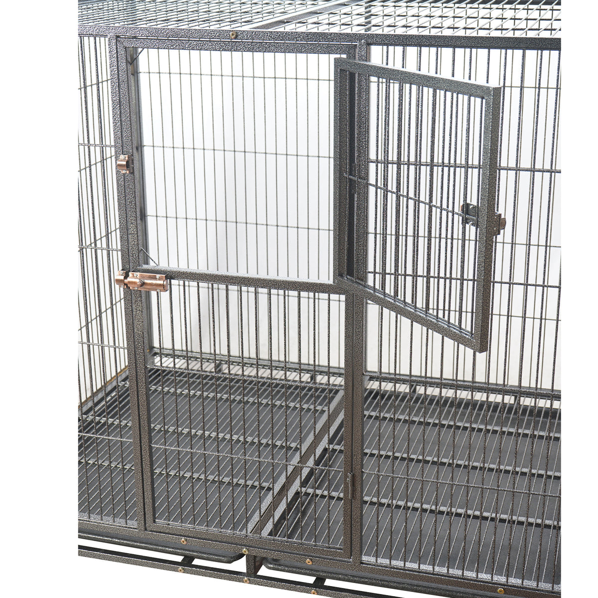 YES4PETS XXL Pet Dog Cat Cage Metal Crate Kennel Portable Puppy Cat Rabbit House With Cover