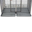 YES4PETS XXL Pet Dog Cat Cage Metal Crate Kennel Portable Puppy Cat Rabbit House With Cover