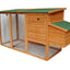YES4PETS Large Chicken Coop Rabbit Hutch Ferret Cat Guinea Pig Cage Hen Chook House With Open Roof