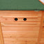 YES4PETS Large Chicken Coop Rabbit Hutch Ferret Cat Guinea Pig Cage Hen Chook House With Open Roof