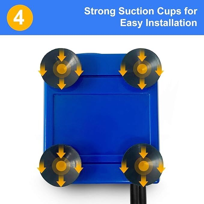 YES4PETS Cat Pet Water Fountain Pump Replacement DR-DC for Round Cubic Flower Cap Fountains