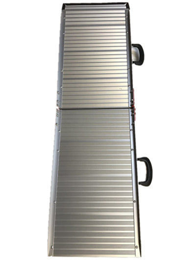 YES4PETS 122 cm Portable Foldable Aluminium Folding Pet Dog Car Van Climb Non Slip Surface Ramp