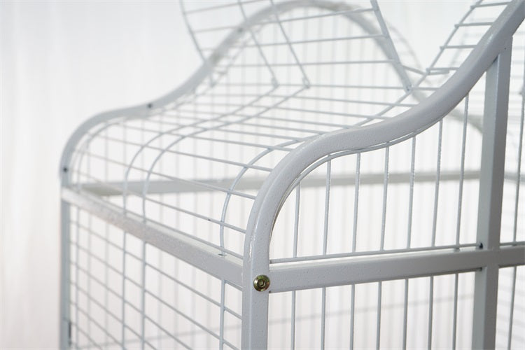 YES4PETS XL White 167cm Bird Cage Pet Parrot Aviary with Perch & Feeder