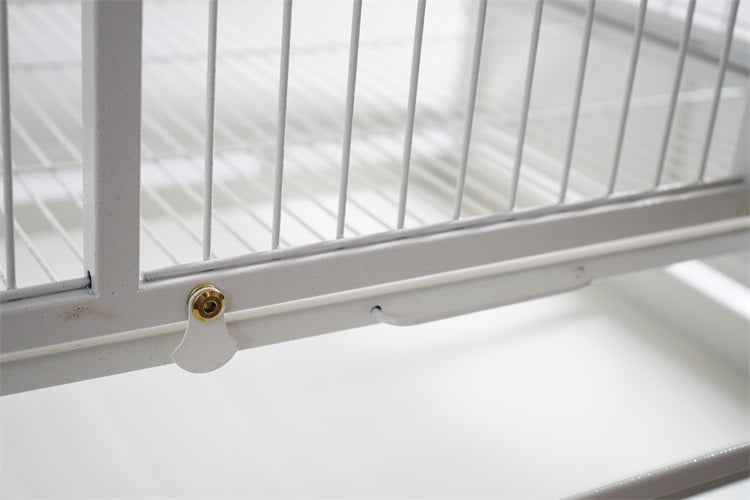 YES4PETS XL White 167cm Bird Cage Pet Parrot Aviary with Perch & Feeder