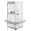 YES4PETS White 153 cm Large Bird Budgie Cage Parrot Aviary With Metal Tray and  Wheel