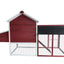 YES4PETS Red Large Chicken Coop Rabbit Hutch Guinea Pig Cat Cage Ferret House