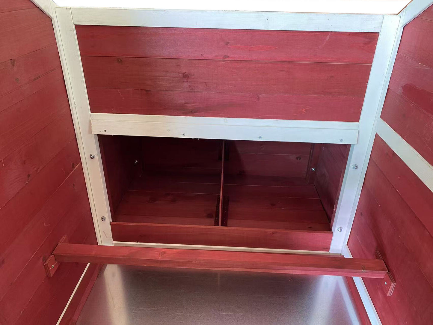 YES4PETS Red Large Chicken Coop Rabbit Hutch Guinea Pig Cat Cage Ferret House